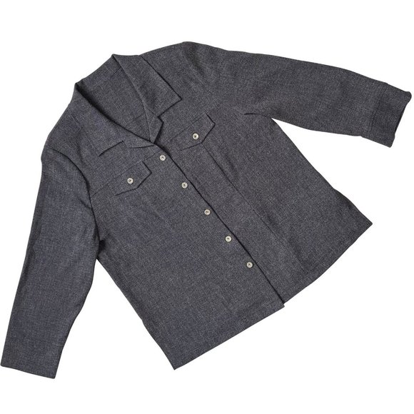 Sundazed (Germany) Interlock Knit Wool Blend Oversized Western (Yohji Yamamoto) - Picture 1 of 4